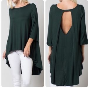 Love In Open Back Tunic
